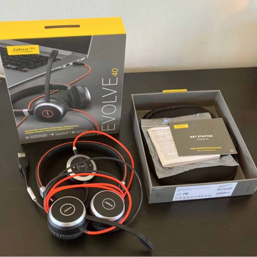 Jabra Evolve 40 USB Wired Headset